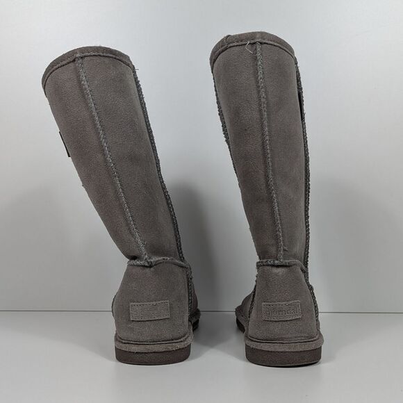 Bjorndal Zoe Brown Taupe Suede Fur Lined Boots Women's 8 - Picture 7 of 11